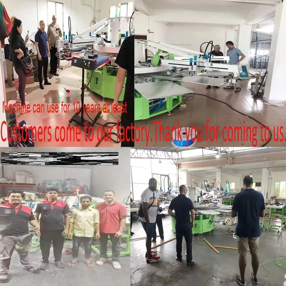 product full set of automatic 3 color 8 station screen printing machine for t shirts dtg printer t shirt printing machine-27