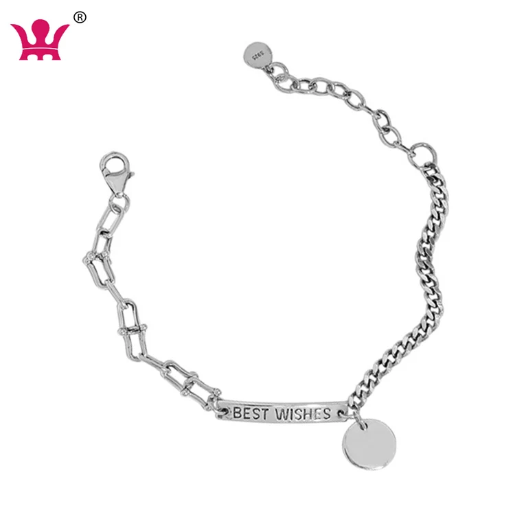 Inspirational Link Bracelet Best Wishes 