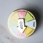 Metal Metal Wholesales Custom Decision-Maker Metal SPINNING Enamel Pin With Custom Logo