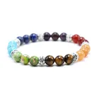 Stone Handmade Natural Stone Chakra Healing Energy Beaded Bracelet