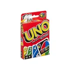 Poker UNO Brand PVC Cartoon UNO Card Waterproof Plastic Poker Board Game Card