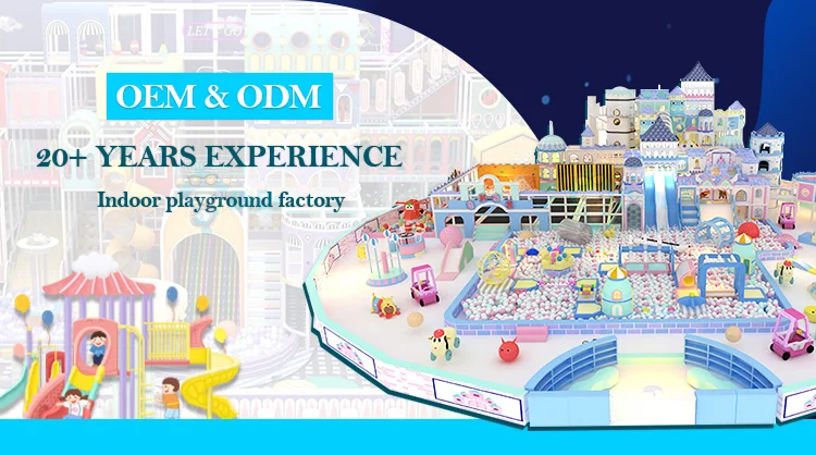 Custom Theme High Capacity Indoor Playground with Stainless Steel Frame and 3D Installation for Kids Play Center