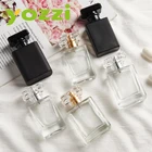 Perfume Free Sample 30ml 50ml Luxury Woman Custom Wholesale Empty Square Glass Spray Cologne Perfume Bottle