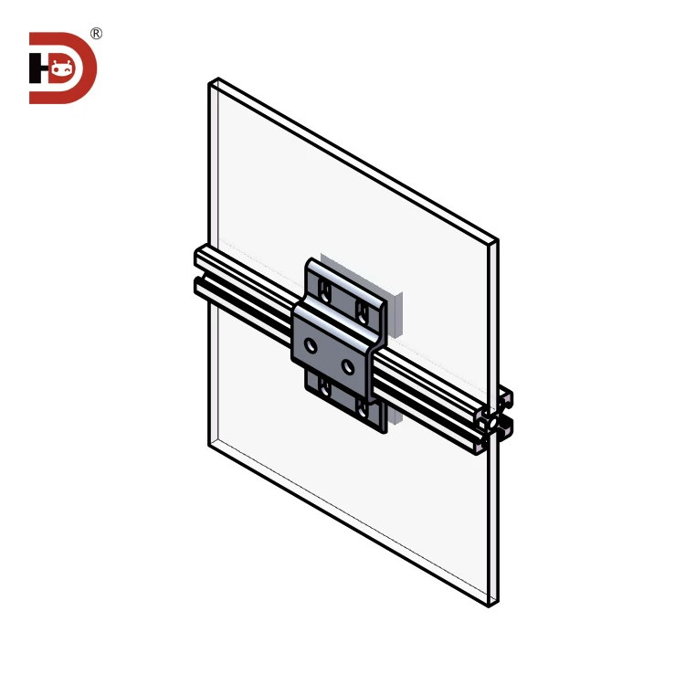 Conveyor Accessories, Plastic Guardrail Brackets, Large/medium/small Strong Nylon Production Line Fence Fixing Accessories details
