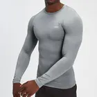 Shirts Fitness Shirt Wholesale Customized Printing Mesh Training Men Long Sleeve Shirts Fitness Sports Tops