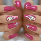 Nails Art Nails New Arrival Gel Wholesale Long Glitter Stiletto Transparent Acrylic Matte Set Fake Nails