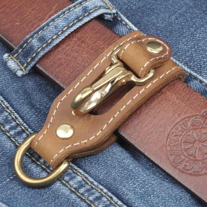 leather belt key clip