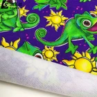Custom Printed Fabric Printed Digital Print Linen Fabric NO MOQ Digital Custom Printed Fabric Custom Printing Cotton Lycra