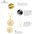 Star 14K Gold Delicate Diamond White Shell 10 Pointed Star Pendant Necklace