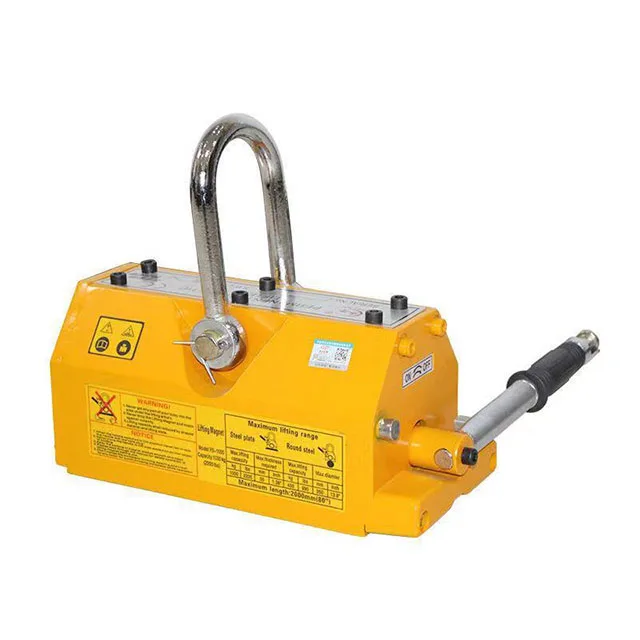 Safety 3.5 times 1000kg permanent magnet lifter electromagnet manual magnet lifter crane