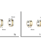Earrings Earring 2021 Hip Hop Trendy Earrings Stainless Steel Frosted Ear Bone Clip Earring Hoops For Men