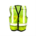 Vests Safety Vests Customised Hi Vis Security Reflective Safety Vests Customised With Zipper And Pocket