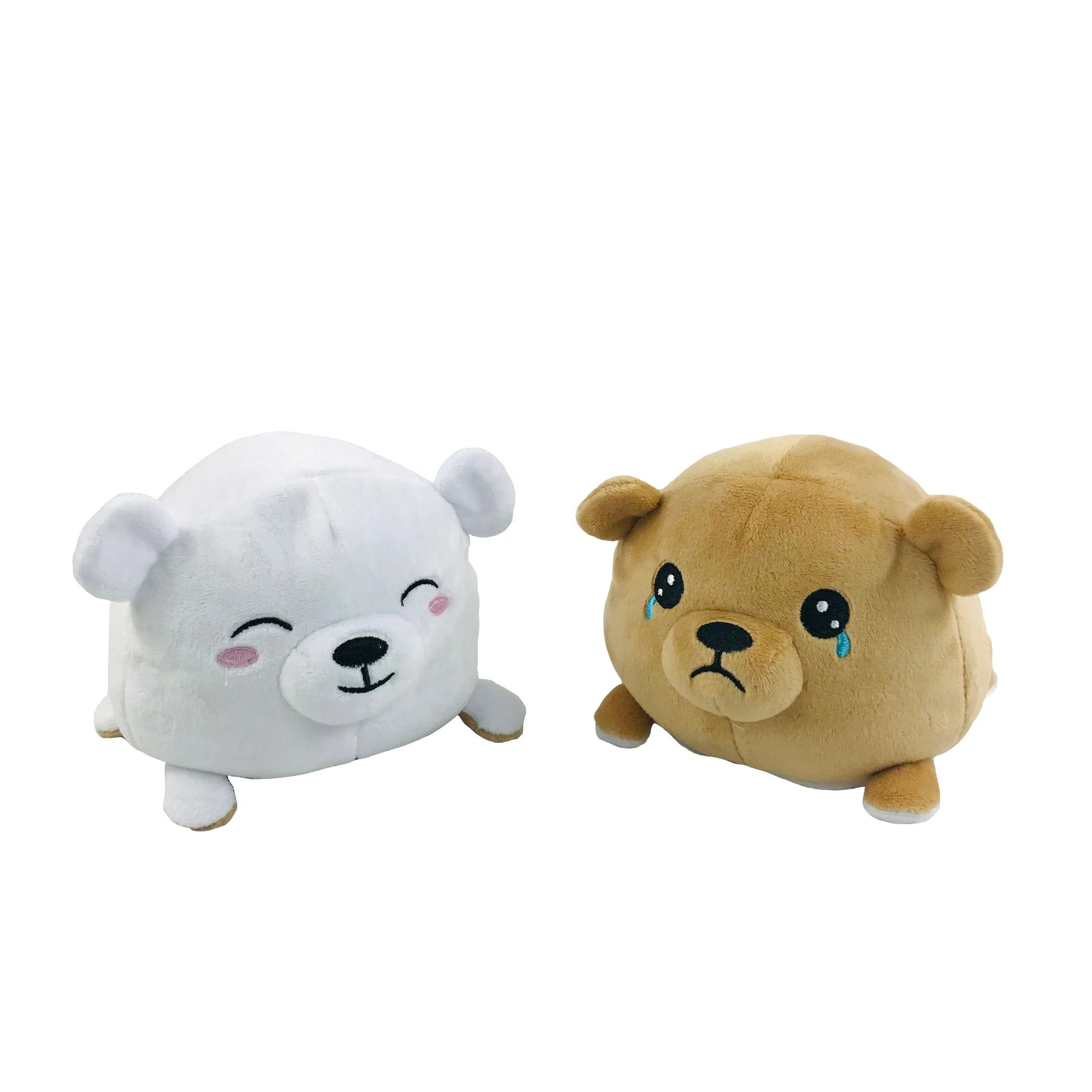 reversible bear plush