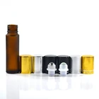 10ml Glass Bottle For Oil Colorful Wholesale 4ml 6ml 8ml 10ml 15ml Empty Roll On Glass Bottle For Essence Oil