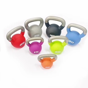 Chinese manufacturing factory direct sales of high-quality customized anti slip colored kettlebells for fitness