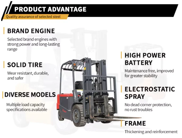 product professional manufacturers new 25ton small electric forklift pallet jack with solid 125mm fork all wheel solid tire-1