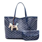Bags Women 2 In 1 Bag Ladies Office Tote Bags Women Pu Printing Hobo Handbags Set 2 In 1 Handle Shoulder Bag
