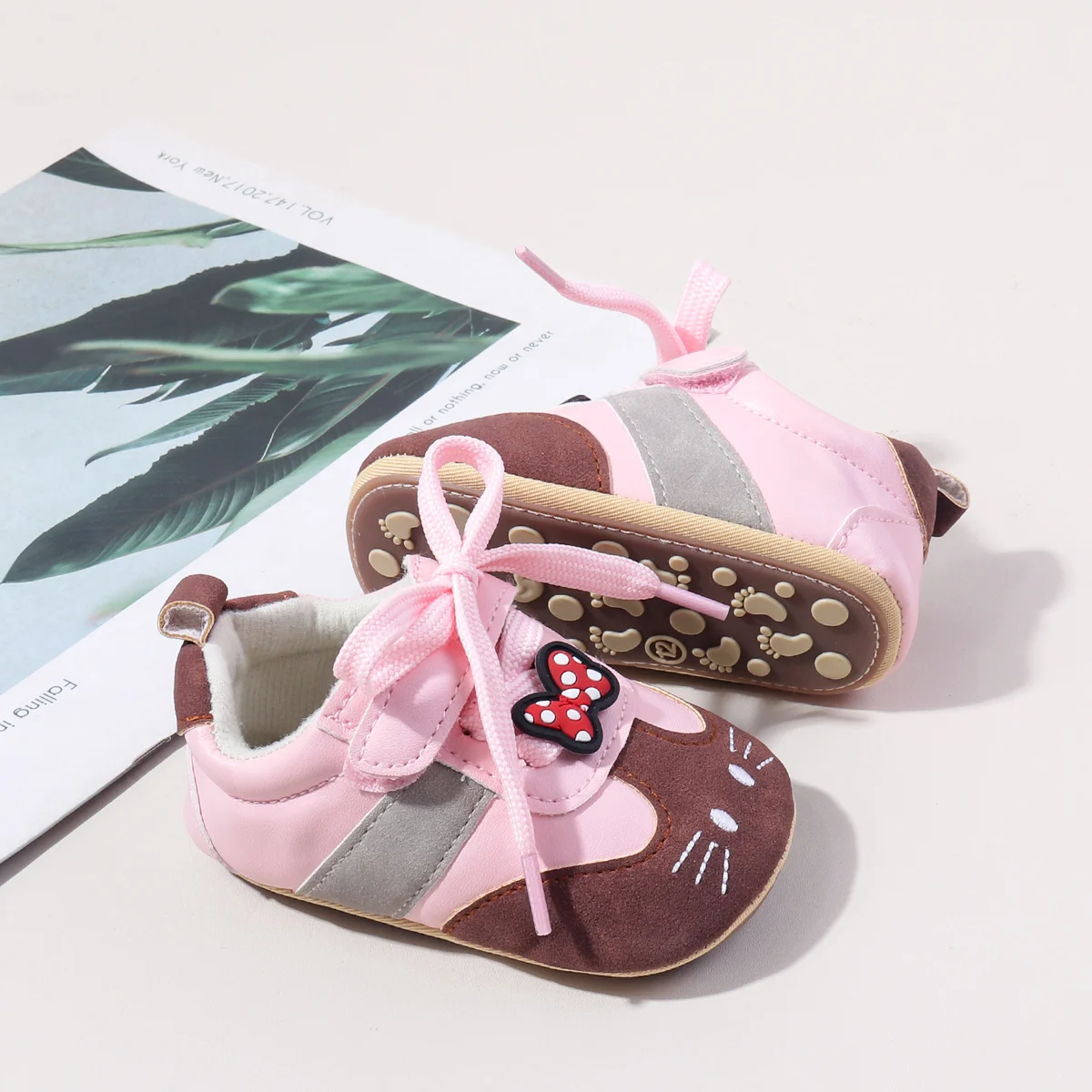 Cute Animal Design Soft TPR Outsole Baby Girl Shoes Prewalker Shoes for Girls supplier