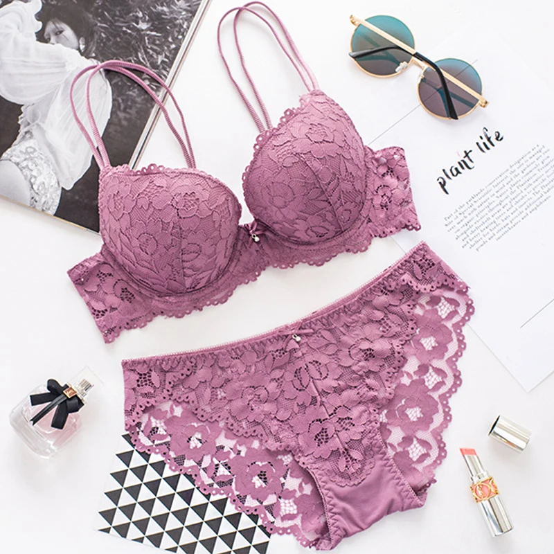 victoria secret set bra and underwear