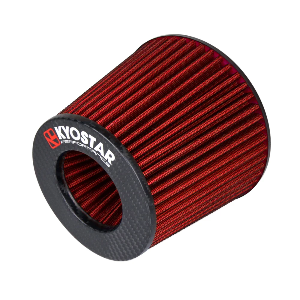 Universal High Performance Air Intake Filter 3 Black Matte Dry Carton