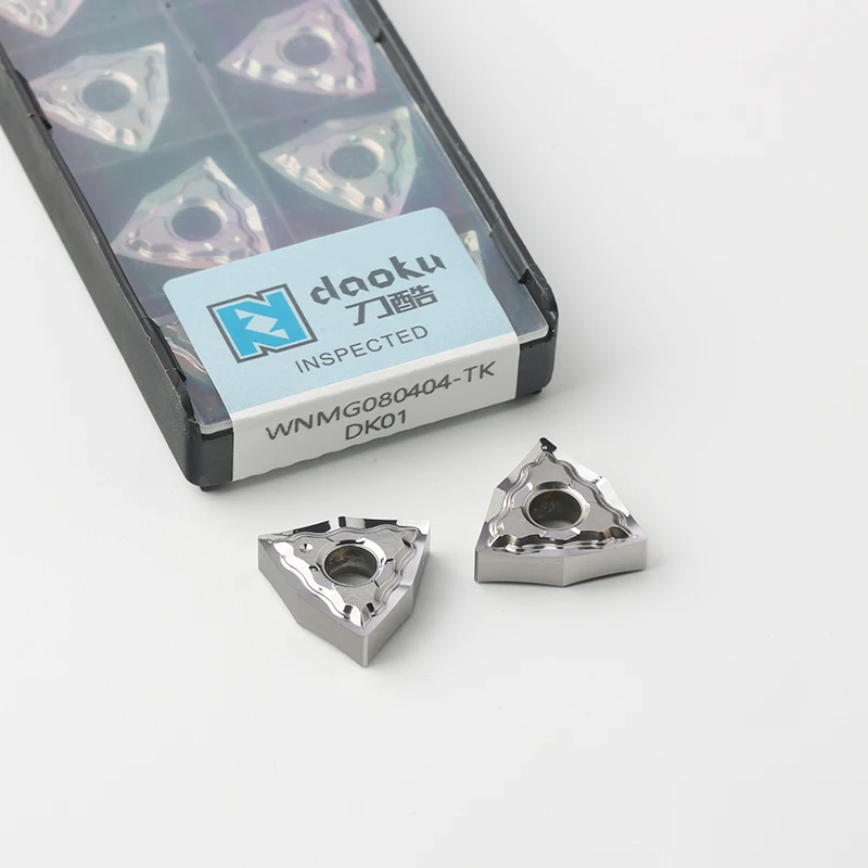 CNC Cutting Tools with Customizable WNMG080404-TK Tungsten Carbide Inserts Inserts for Aluminum OEM Support supplier