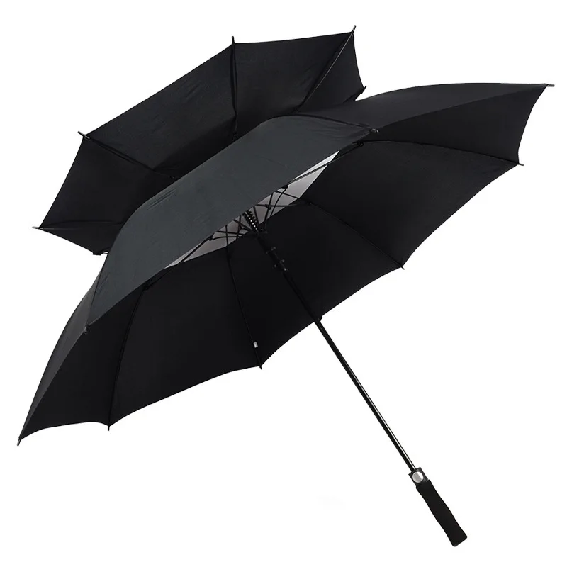 wholesale 27 inch large windproof logo prints outdoor luxury promotional parasol branded umbrella custom uv smart golf umbrella