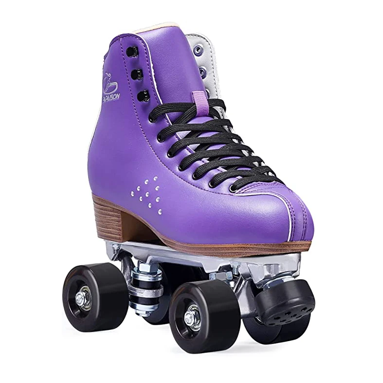 Purple Quad Roller SkatesUnisex Skate Gear White 