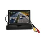 Dvr Monitor 5 Inch HD Dashboard Folding TFT LCD Car Monitor Work With Mobile DVR