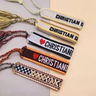 Bracelet Bracelet For Designers Customized Charm Fashion Letter Pattern Different Colors Woven Bracelet For Women