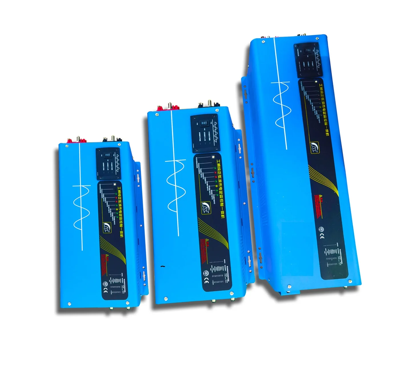 OEM/ODM 1000W 1500W 2000W 3000W 4000W 5000W 6000W 12V 24V 48VDC Low frequency sinve Wave  Rack off grid inverter