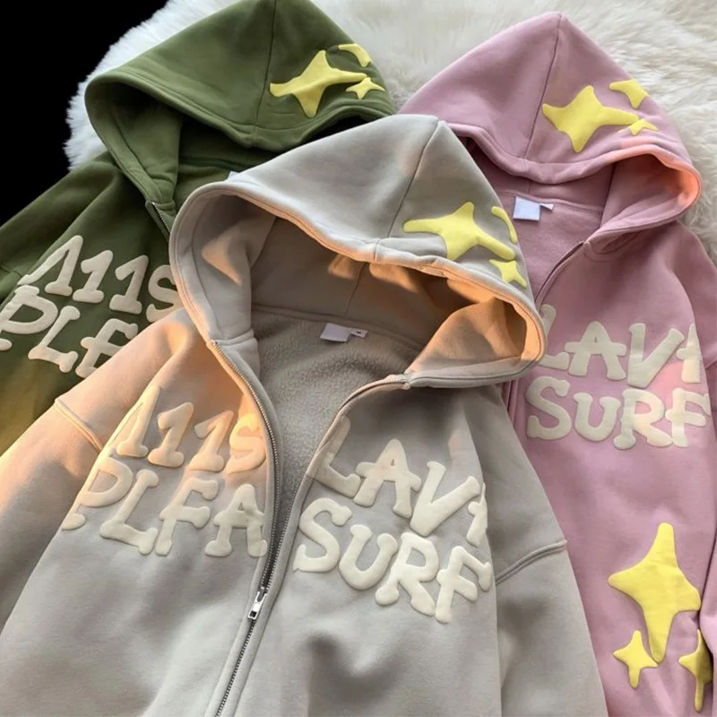 Custom Thick Cotton French Terry Logo Puff Printing Hoodies Set  Manufacturers,Men Blank Oversized Full Face Zipper Zip Up Hoodie - Buy Plus  Size Men#39s Full Zip Up Hoodie,Custom Printed Men#39s Zip