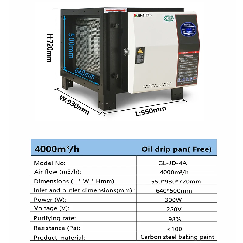 Air Purifier, 4000m³/h, ESP - detail 10