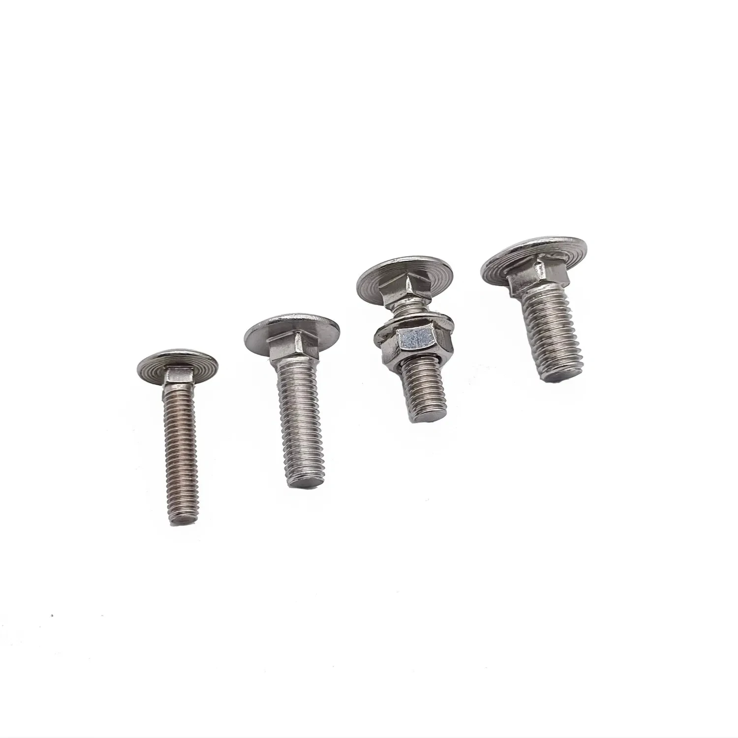 Round Head Stainless Steel DIN603 Bolt with Short Neck Carriage Bolt details