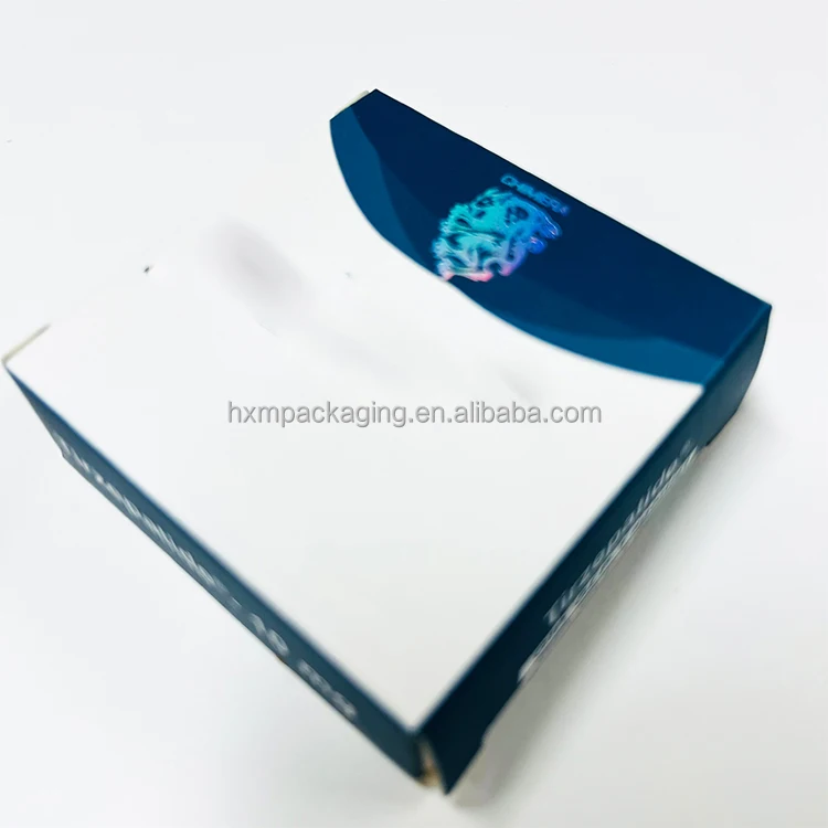 Custom Boxes Labels Hologram logo for Peptides Tirz Vials Packaging Box Label with Plastic Tray details