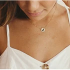 Plated Rose Fashion Women's Jewelry Stainless Steel 14K Gold Plated Rose Gold Butterfly Pendant Necklace