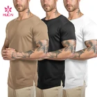 Shirt Gym Fitted Tshirt Custom New Design Your Own Spandex Cotton Muscle Sports Casual Mens Workout Fitness Dry Fit Gym T Shirt