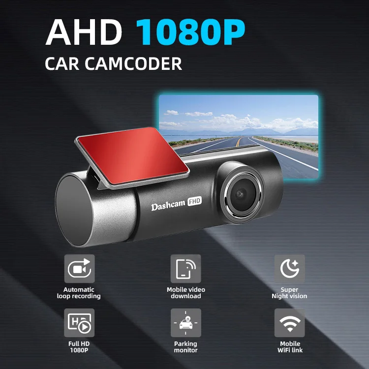 Car Recorder 2 Channel HD Camera WIFI Dual Lens Dash Cam 130° +110° Wide Angle Car Black Box for Southeast Asian Agency factory