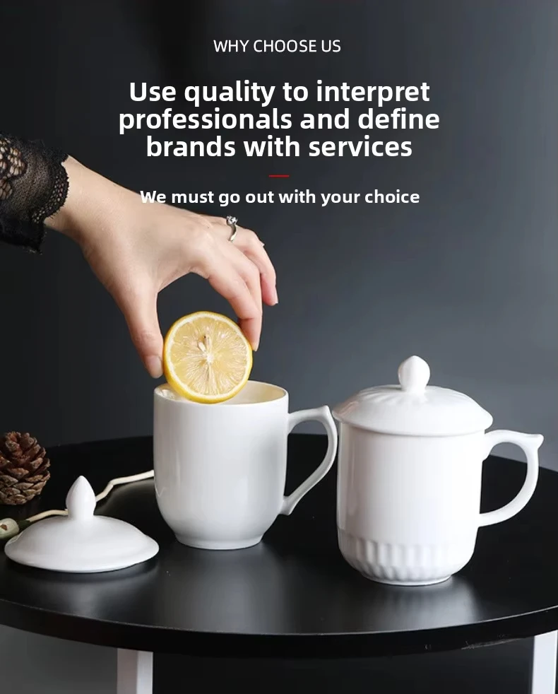 product simple hotel souvenir mug white ceramic advertising mug with logo engraving for tea cups saucers-8