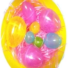 Decoration First Easter Powder Easter Eggs Transparent Hot Selling Plastic Party Decoration Other Holiday Supplies Event Party Supplies OEM Colorful