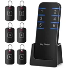Locator Custom Item Logo Keychain Tag Locator Wireless Anti Lost Alarm Locator With 6 Receivers With Light And Alarm
