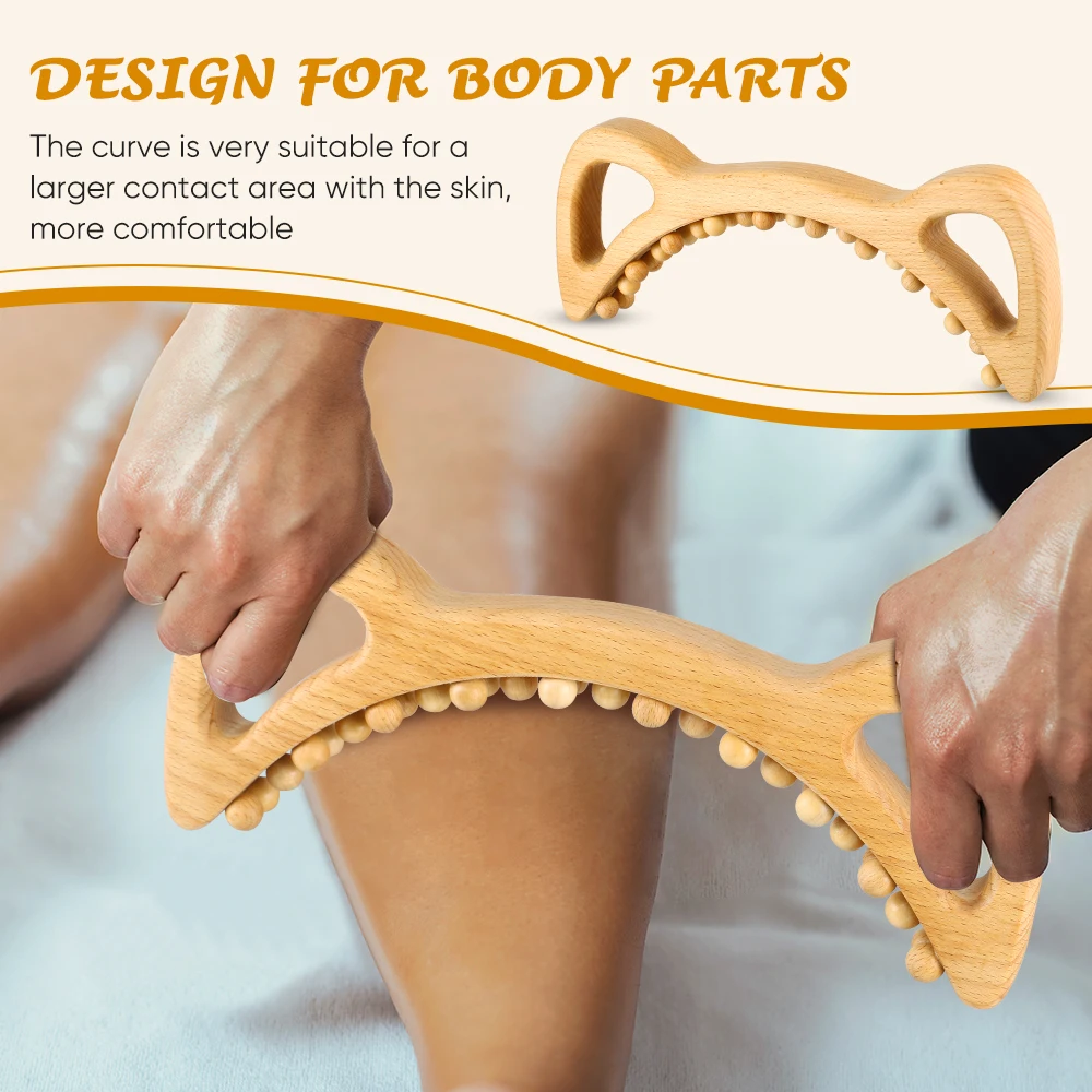 Lymphatic Drainage Anti Cellulite Tool Wooden Massage Tools Wood