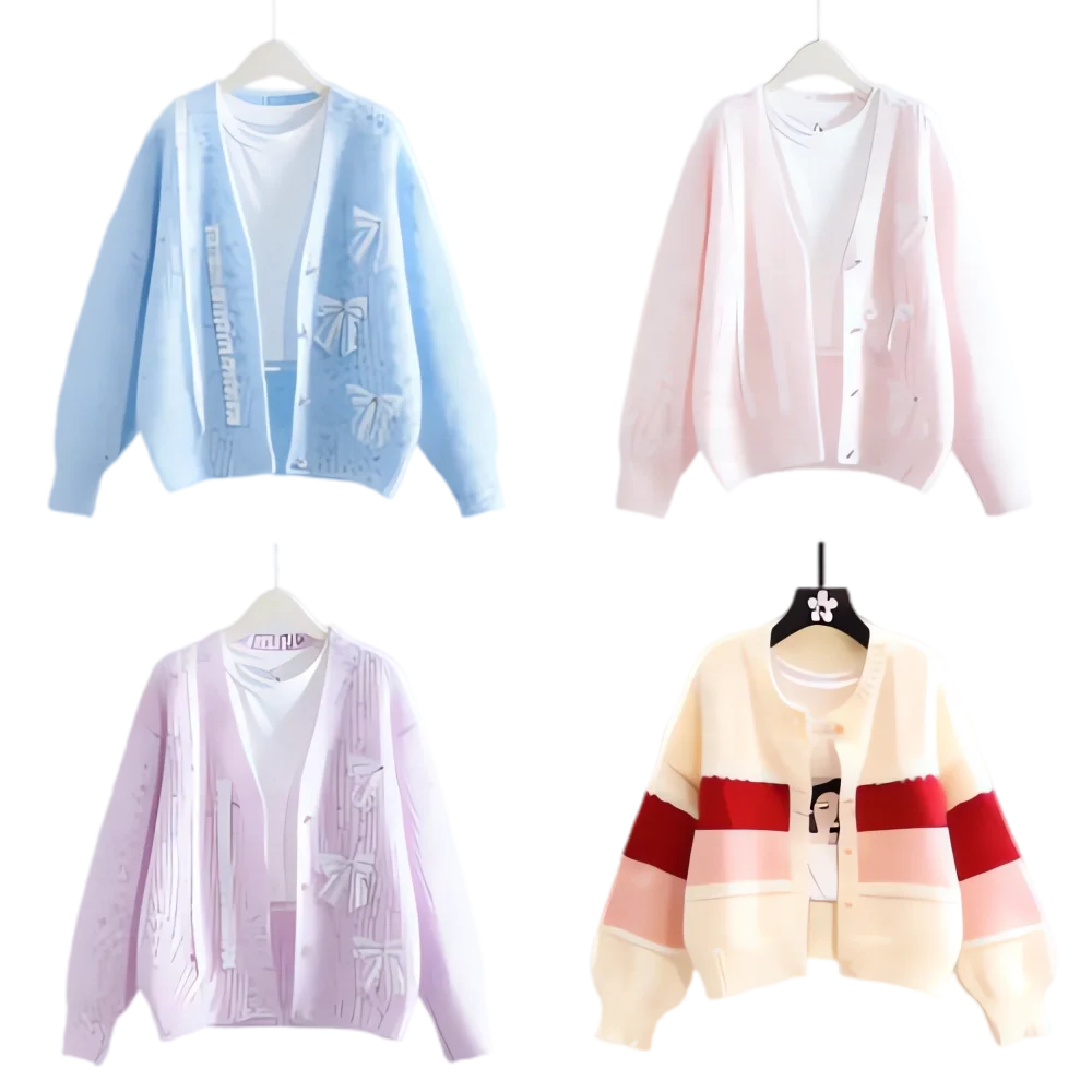 Cardigans for Women Loose Casual Long Sleeved Open Front Breathable Cardigans with Pockets