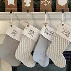 Santa Christmas Letter Candy Bag Decoration Christmas Tree Santa Kids Stockings