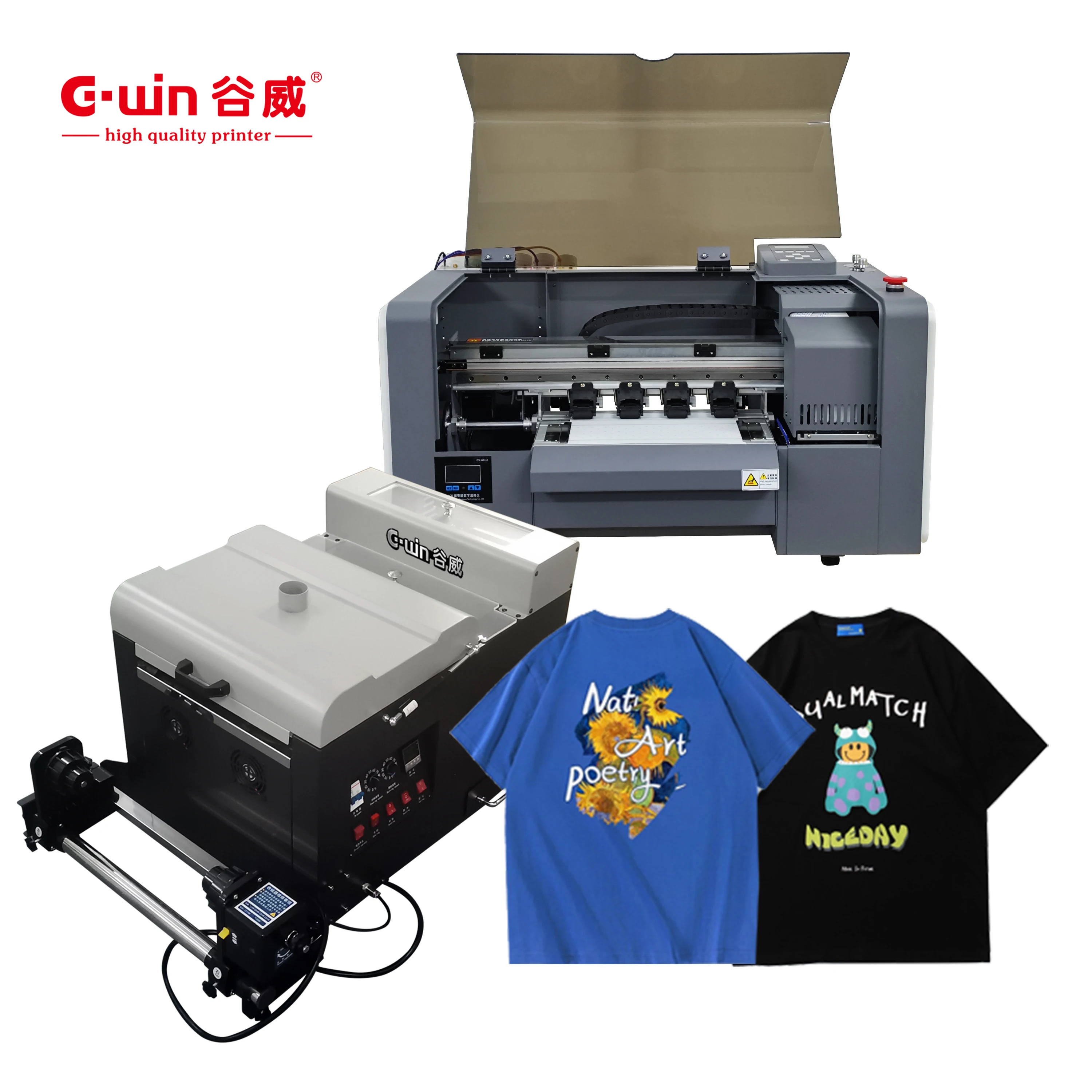 Gwin Colors Xp Dual Head T Shirt Printing Machine Cm A Dtf