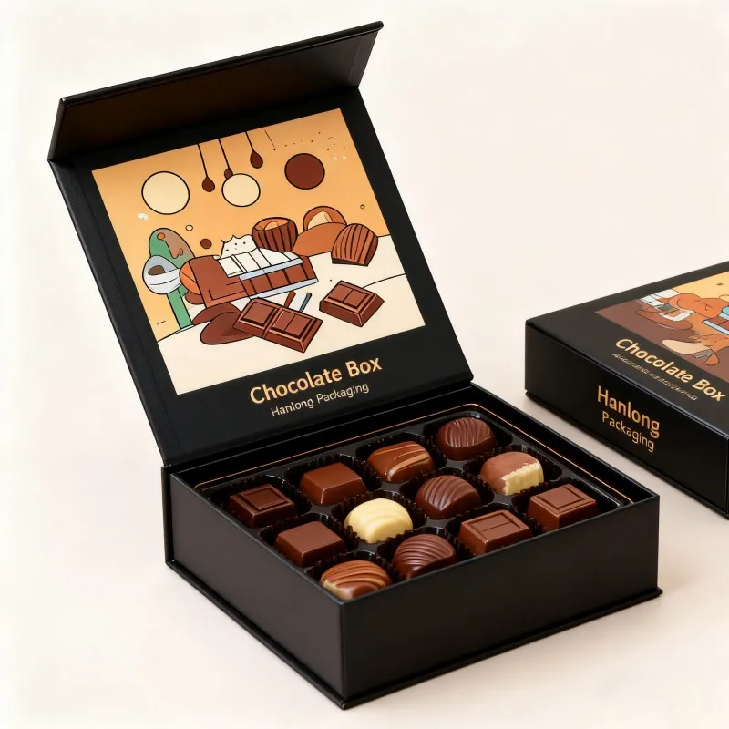 product wholesale chocolate food magnetic box eco friendly dubai chocolate luxury boxes gift package for chocolates with insert-3