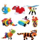 Children DIY Educational Intelligence Squeeze Sticky Ball Children Building Blocks Toys Set 400pcs