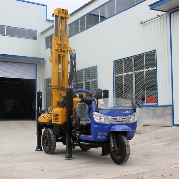 Manufacture 200m Rock Drilling Portable Borehole Drinking HWH200 Water Well Drilling Machine Small Engine Diesel Engine Diesel