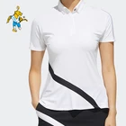 Shirt Customized High-end Sports Ladies Polo Shirt Solid Color Golf Polo Blank T Shirt With Embroidery Logo Golf Clothes