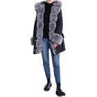 Jackets Custom Ladies High Visibility Winter Wholesale Fur Parka Jackets