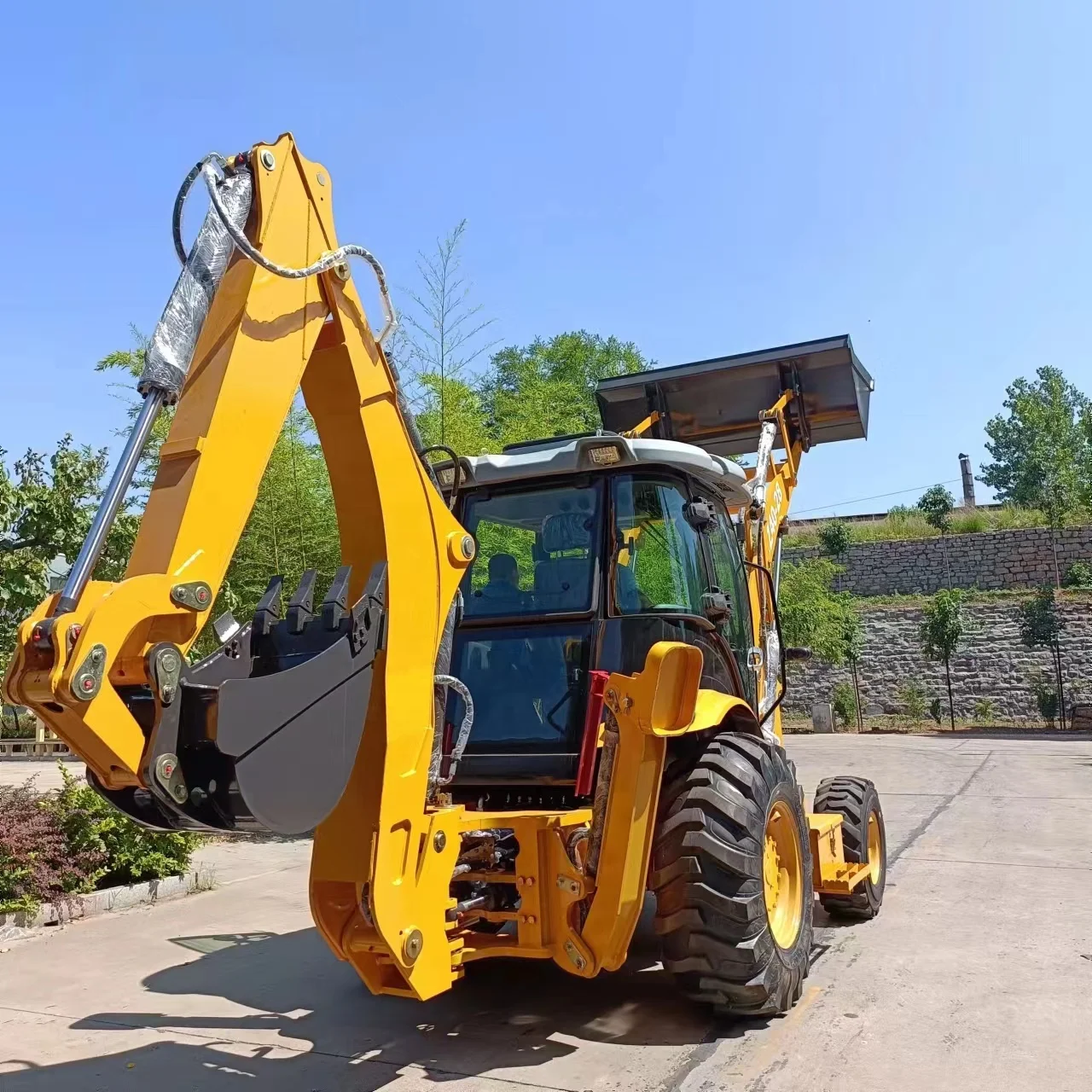 Professional Manufacture JCB Type Wheel Backhoe Excavator Loader Price For Sale